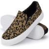 imageJENN ARDOR Womens Fashion Sneakers Perforated Slip on Flats Comfortable Walking Casual ShoesLeopard