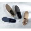imageJENN ARDOR Womens Slip On Sneakers PerforatedQuilted Casual Shoes Fashion Walking FlatsBlack