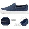 imageJENN ARDOR Womens Slip On Sneakers PerforatedQuilted Casual Shoes Fashion Walking FlatsNavy