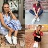 imageJENN ARDOR Womens Slip On Sneakers PerforatedQuilted Casual Shoes Fashion Walking FlatsWhite Stone