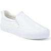imageJENN ARDOR Womens Slip On Sneakers PerforatedQuilted Casual Shoes Fashion Walking FlatsWhite Stone