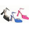 imageJENN ARDOR Womens Platform Heels Ankle Strap Pumps High Heeled Pointed Toe Stiletto High Heel Sandals Rhinestones Bow Knot Party Prom Dress Pumps Shoes for WomenBlack