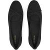 imageJENN ARDOR Low Heels Ballet Flats for Women Bow Comfortable Mesh Knit Pumps Cute Closed Round Toe Casual Holiday Wedding Party Office Work Slip on ShoesBlack