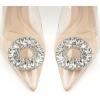 imageJENN ARDOR Clear Heels for Women Slingback Pointed Closed Toe Heels with Rhinestones 3 inch Comfortable Stiletto Sandals Pumps Wedding Party Dress ShoesBeige