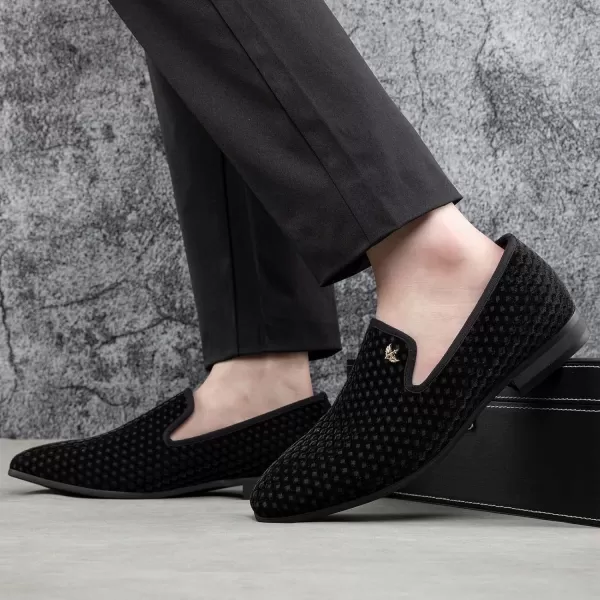 JITAI Luxury Men Shoes Black Loafers Leather Men s Casual Shoes Brand ComfortableBlack14