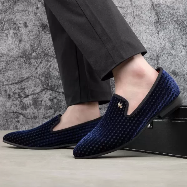 JITAI Luxury Men Shoes Black Loafers Leather Men s Casual Shoes Brand ComfortableBlue13