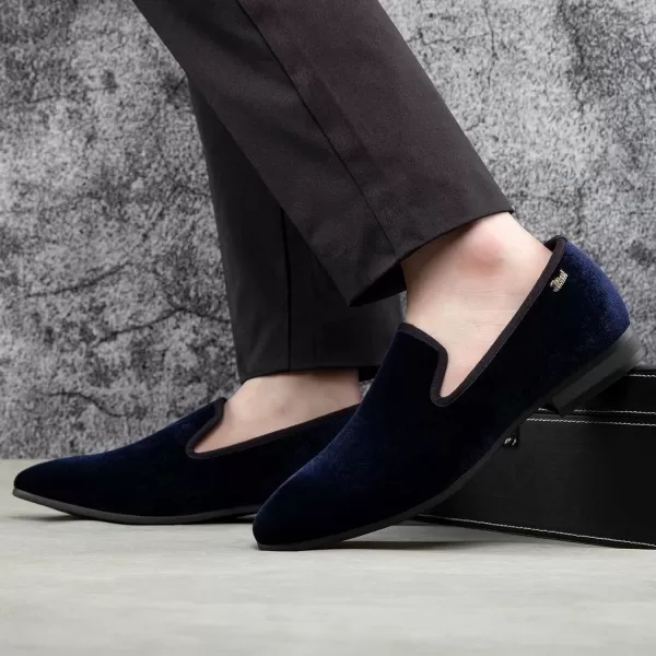 JITAI Luxury Men Shoes Black Loafers Leather Men s Casual Shoes Brand ComfortableBlue15