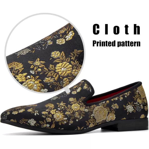 JITAI Luxury Men Shoes Black Loafers Leather Men s Casual Shoes Brand ComfortableGold15