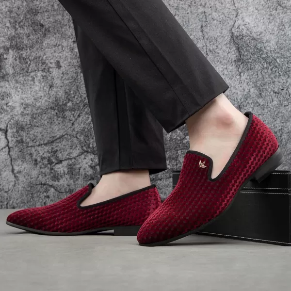 JITAI Luxury Men Shoes Black Loafers Leather Men s Casual Shoes Brand ComfortableRed14