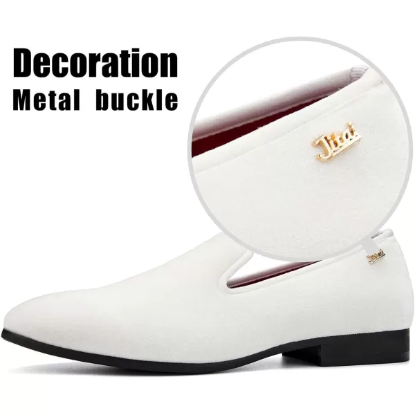 JITAI Luxury Men Shoes Black Loafers Leather Men s Casual Shoes Brand ComfortableWhite15