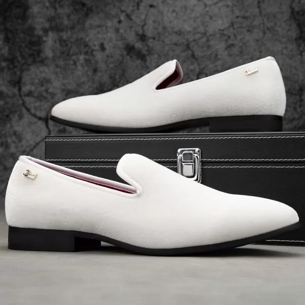 JITAI Luxury Men Shoes Black Loafers Leather Men s Casual Shoes Brand ComfortableWhite15