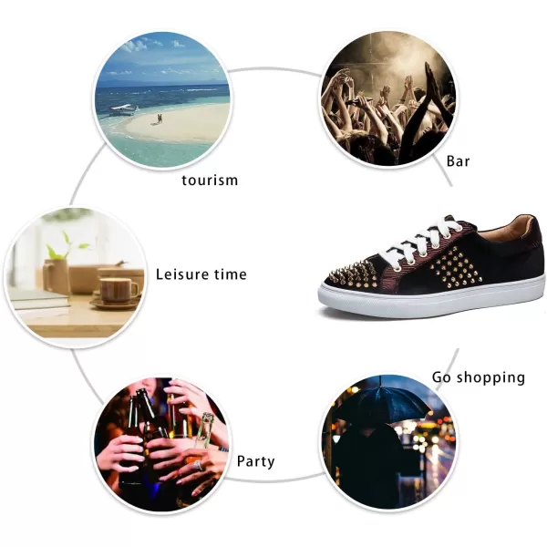 JITAI Mens Fashion Sneakers Shoes Casual Shoes Brand Design Fashion ShoesBlack08