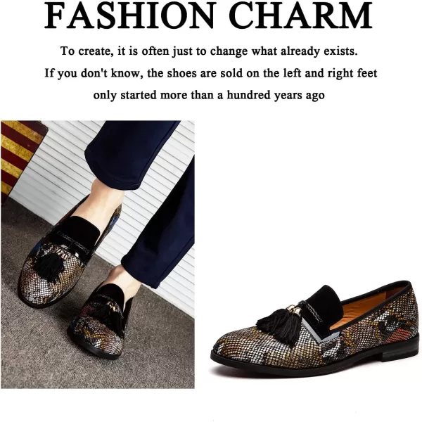 Mens Vintage Velvet Embroidery Noble Loafer Shoes Slipon Loafer Smoking Slipper Tassel LoaferColour09