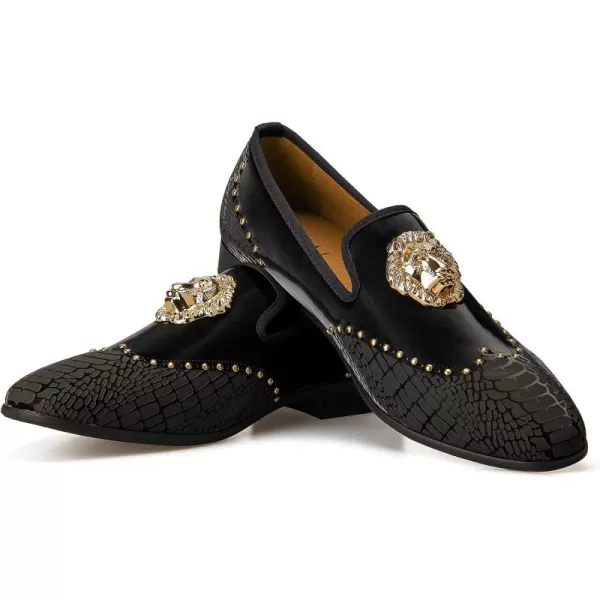 JITAI Luxury Men Shoes Black Loafers Leather Men s Casual Shoes Brand ComfortableBlack13