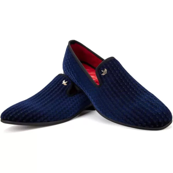 JITAI Luxury Men Shoes Black Loafers Leather Men s Casual Shoes Brand ComfortableBlue13