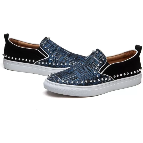 JITAI Mens Fashion Sneakers Shoes Casual Shoes Brand Design Fashion ShoesBlue09