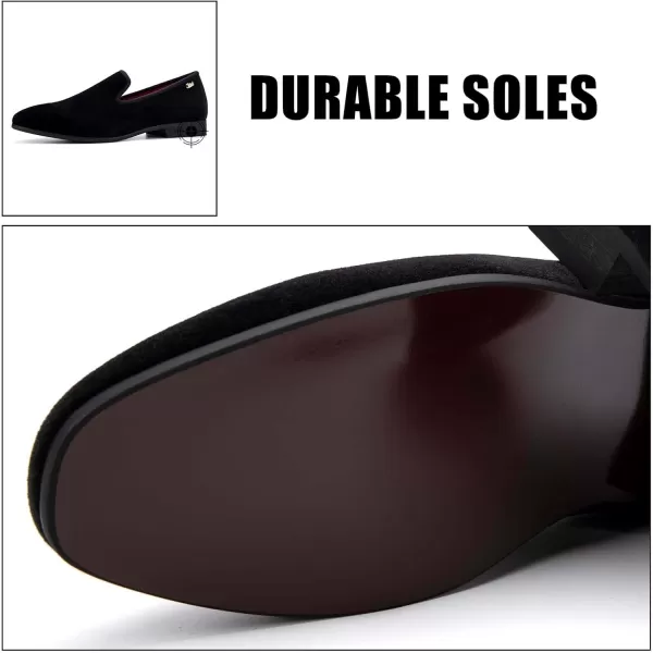 JITAI Men Loafers SlipOn Shoes for Men Fashion Dress Shoes Tuxedo ShoesBlack118