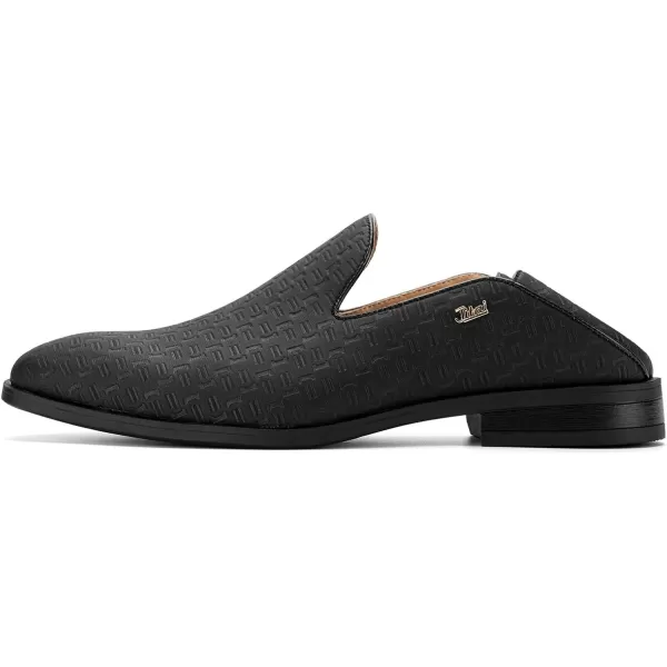JITAI Mens Penny SlipOn Half Loafers Multifunctional Men Casual ShoesBlack01