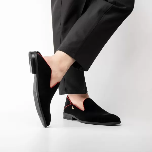 JITAI Mens Penny SlipOn Half Loafers Multifunctional Men Casual ShoesBlack04
