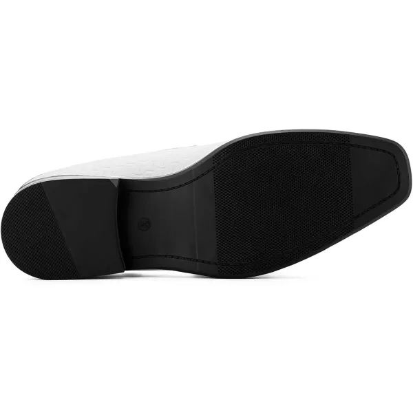 JITAI Mens Penny SlipOn Half Loafers Multifunctional Men Casual ShoesWhite01