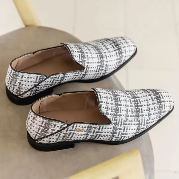 JITAI Mens Penny SlipOn Half Loafers Multifunctional Men Casual ShoesWhite03