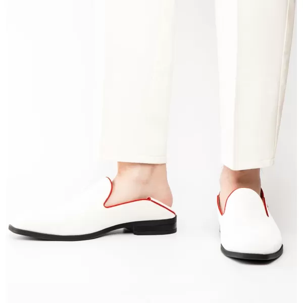 JITAI Mens Penny SlipOn Half Loafers Multifunctional Men Casual ShoesWhite04