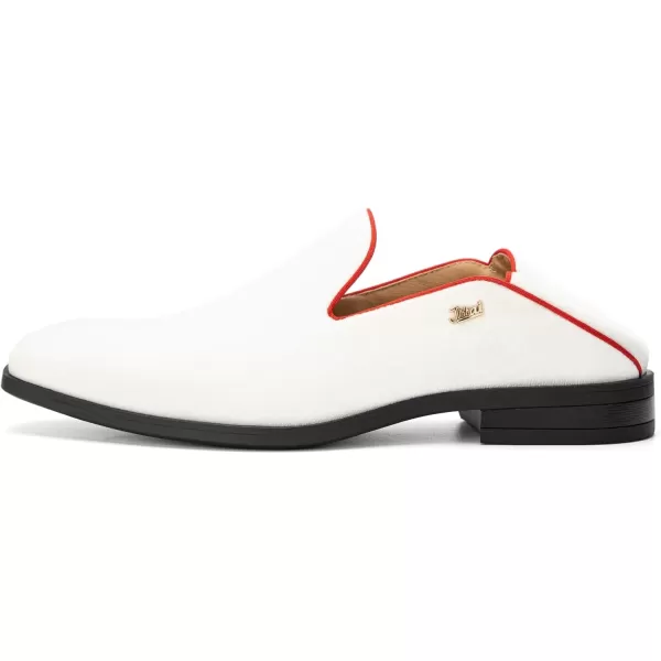 JITAI Mens Penny SlipOn Half Loafers Multifunctional Men Casual ShoesWhite04