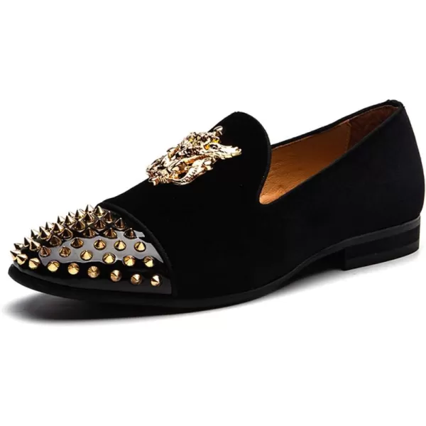 JITAI Men Loafers SlipOn Shoes for Men Fashion Dress Shoes Tuxedo ShoesBlack01