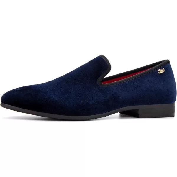 JITAI Men Loafers SlipOn Shoes for Men Fashion Dress Shoes Tuxedo ShoesBlue118
