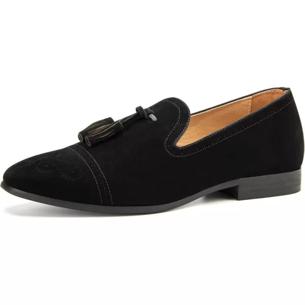JITAI Mens Fashion Loafers Wedding Shoes Loafers for Men Party ShoesBlack022