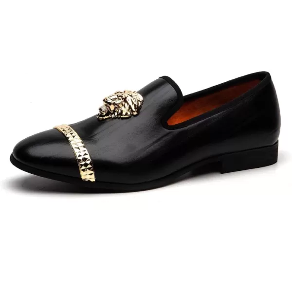 JITAI Mens Fashion Loafers Wedding Shoes Loafers for Men Party ShoesBlack20