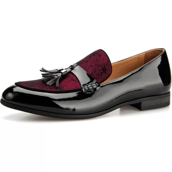 JITAI Mens Fashion Loafers Wedding Shoes Loafers for Men Party ShoesBlack36