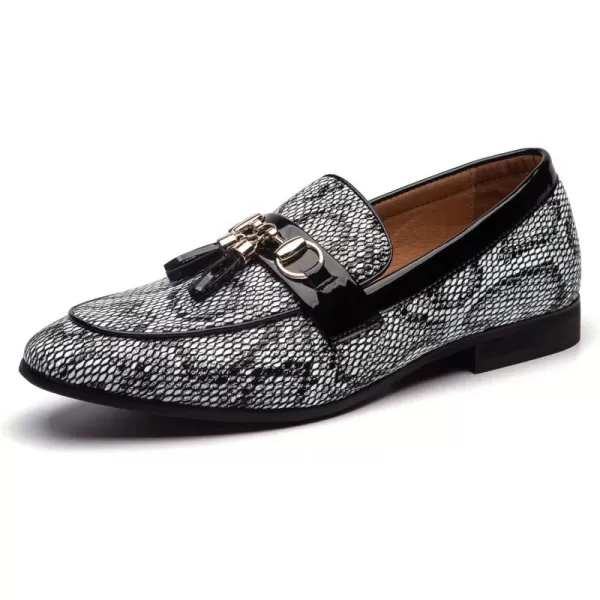 JITAI Mens Fashion Loafers Wedding Shoes Loafers for Men Party ShoesBlue09