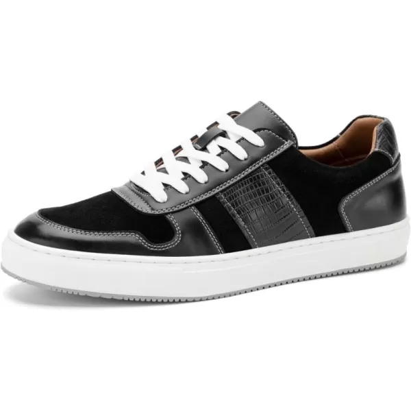 JITAI Mens Fashion Sneakers Shoes Lightweight Fashion Shoes with Wingtip Brogue ampamp Laceup Design Casual Business ShoesBlack05