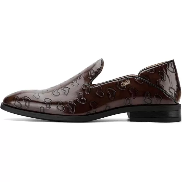 JITAI Mens Penny SlipOn Half Loafers Multifunctional Men Casual ShoesBrown02