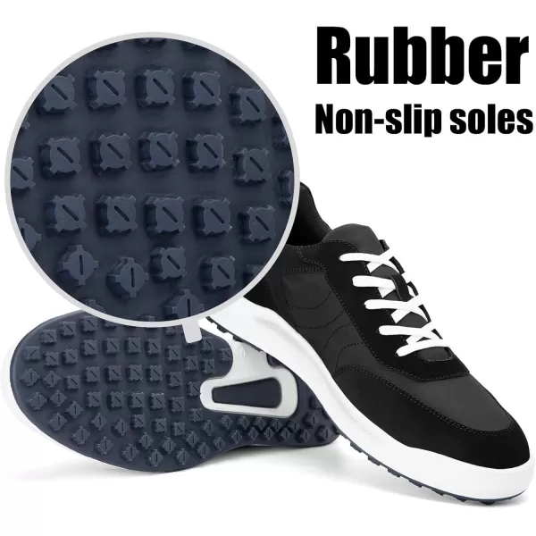 JITAI Mens Fashion Sneakers Shoes Lightweight Fashion Shoes with Wingtip Brogue ampamp Laceup Design Casual Business ShoesBlack02