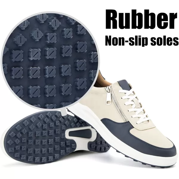 JITAI Mens Fashion Sneakers Shoes Lightweight Fashion Shoes with Wingtip Brogue ampamp Laceup Design Casual Business ShoesBlue01