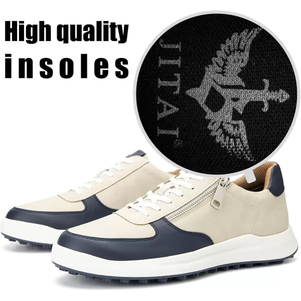 JITAI Mens Fashion Sneakers Shoes Lightweight Fashion Shoes with Wingtip Brogue ampamp Laceup Design Casual Business ShoesBlue01