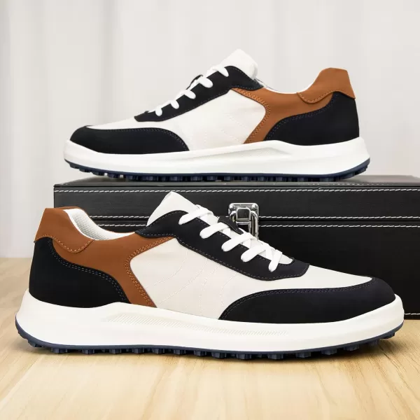 JITAI Mens Fashion Sneakers Shoes Lightweight Fashion Shoes with Wingtip Brogue ampamp Laceup Design Casual Business ShoesBlue02