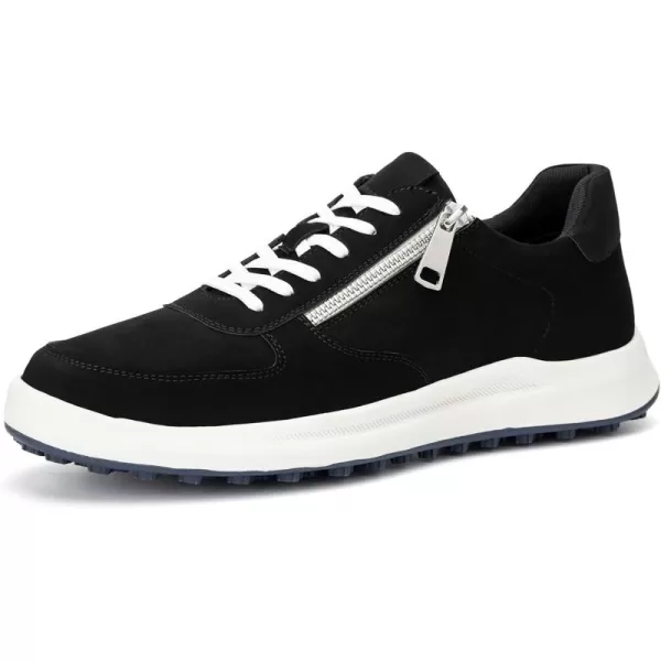 JITAI Mens Fashion Sneakers Shoes Lightweight Fashion Shoes with Wingtip Brogue ampamp Laceup Design Casual Business ShoesBlack01
