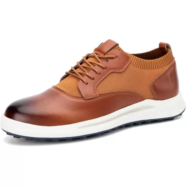 JITAI Mens Fashion Sneakers Shoes Lightweight Fashion Shoes with Wingtip Brogue ampamp Laceup Design Casual Business ShoesBrown03
