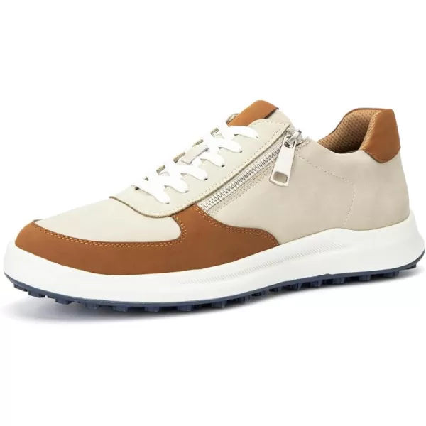 JITAI Mens Fashion Sneakers Shoes Lightweight Fashion Shoes with Wingtip Brogue ampamp Laceup Design Casual Business ShoesWhite01