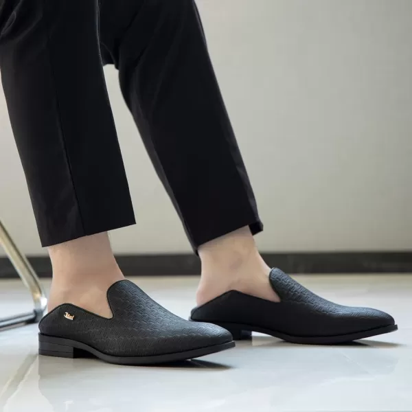 JITAI Luxury Men Shoes Black Loafers Leather Men s Casual Shoes Brand ComfortableBlack16