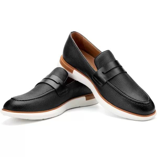 JITAI Mens Loafers Shoes Slip On Driving Shoes Casual Dress Loafer Business Fashion ShoesBlack01