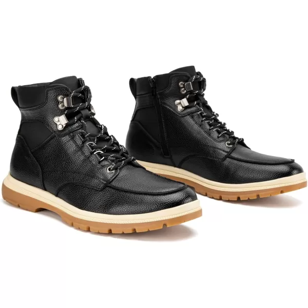 imageJITAI Men Oxford Boots Laceup Casual and Comfortable Mens BootsBlack01