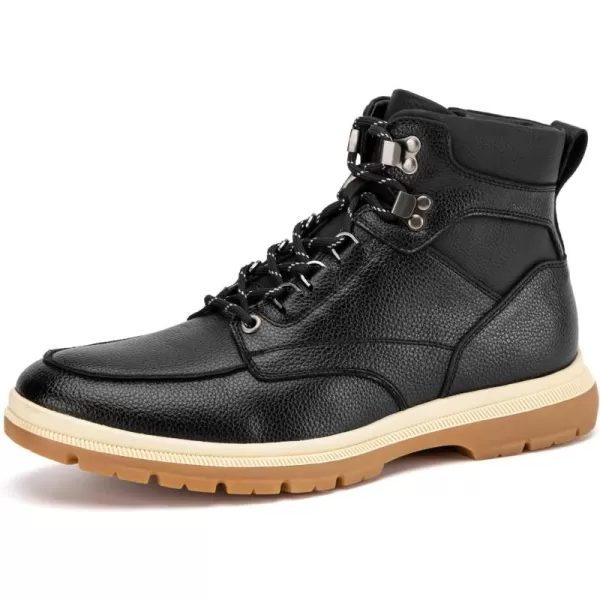imageJITAI Men Oxford Boots Laceup Casual and Comfortable Mens BootsBlack01