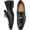 imageJITAI Mens Lindford Moc Toe Bit Slipon Penny Loafer Party ShoesBlack06