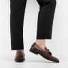 imageJITAI Mens Lindford Moc Toe Bit Slipon Penny Loafer Party ShoesBrown06