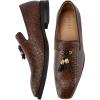 imageJITAI Mens Lindford Moc Toe Bit Slipon Penny Loafer Party ShoesBrown06