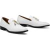 imageJITAI Mens Lindford Moc Toe Bit Slipon Penny Loafer Party ShoesWhite06